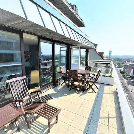 Penthouse With Large Sun Terrace Lägenhet Knokke-Heist